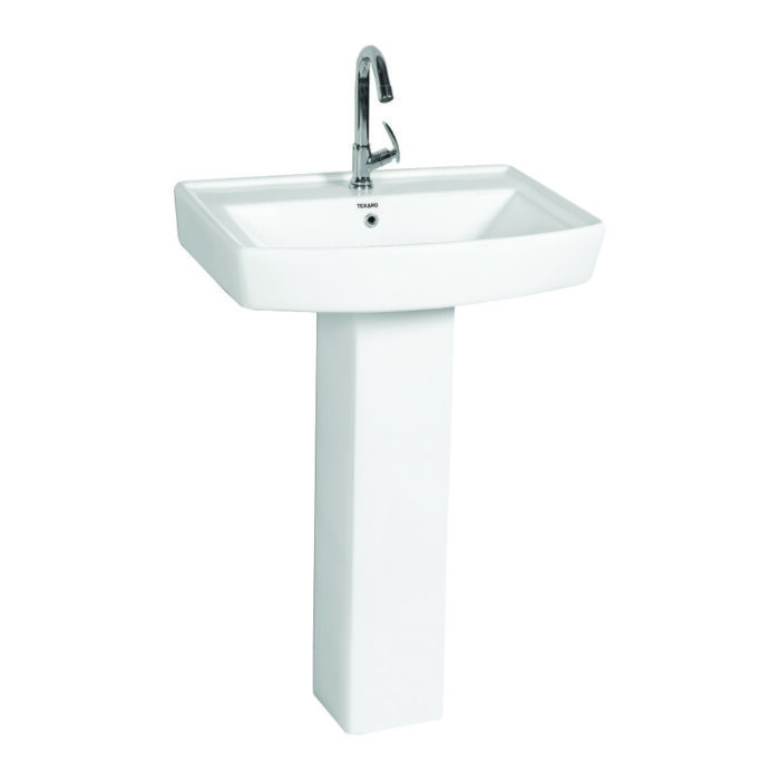 Parker - Full Pedestal Wash Basin - Texaro Sanitaryware