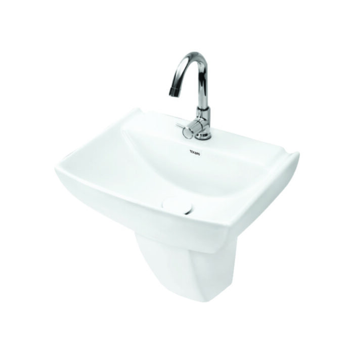 RADO- Half Pedestal Wash Basin
