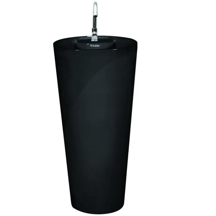 Stunner Black - Single Piece Wash Basin - Texaro Sanitaryware